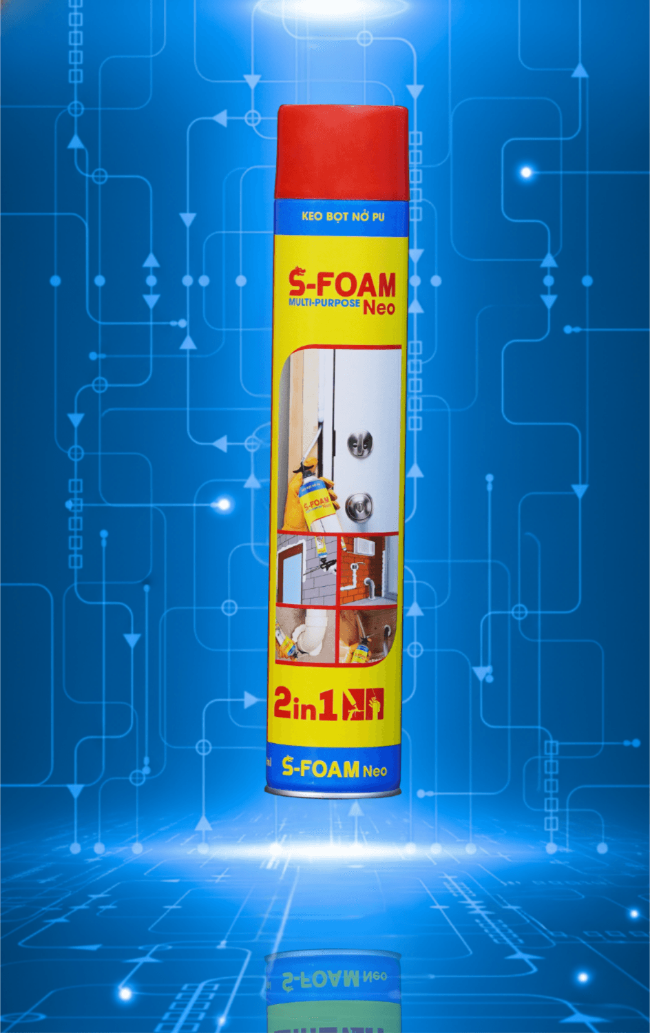 Keo Bọt Nở S-FOAM NEO