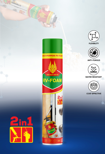 Keo Bọt Nở RV FOAM 1