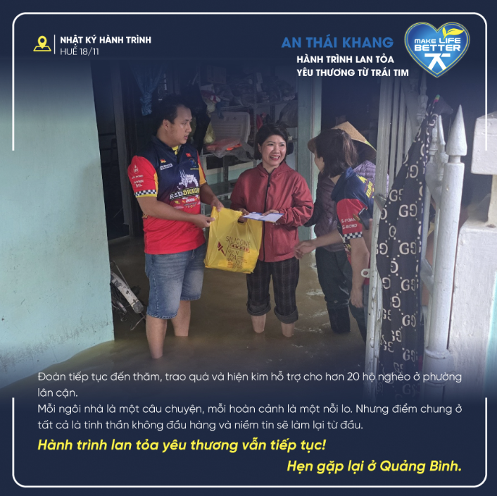 Cùng An Thái Khang Hướng Về Đồng Bào Miền Trung