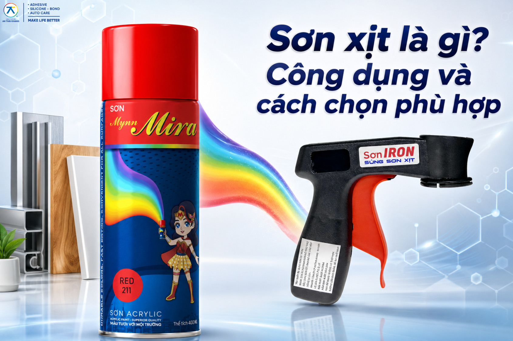 Sơn xịt là gì? Công dụng và cách chọn phù hợp