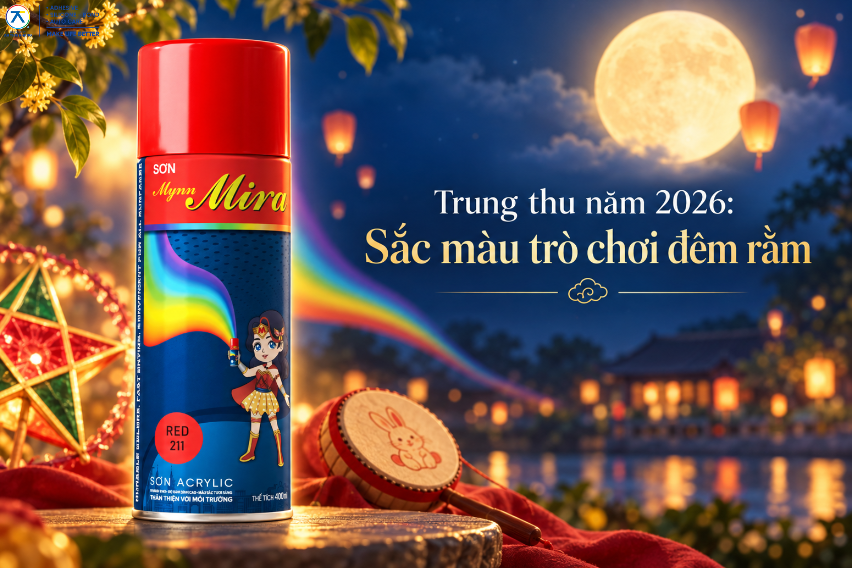 Trung Thu 2026: Sắc Màu Trò Chơi Đêm Trăng Rằm