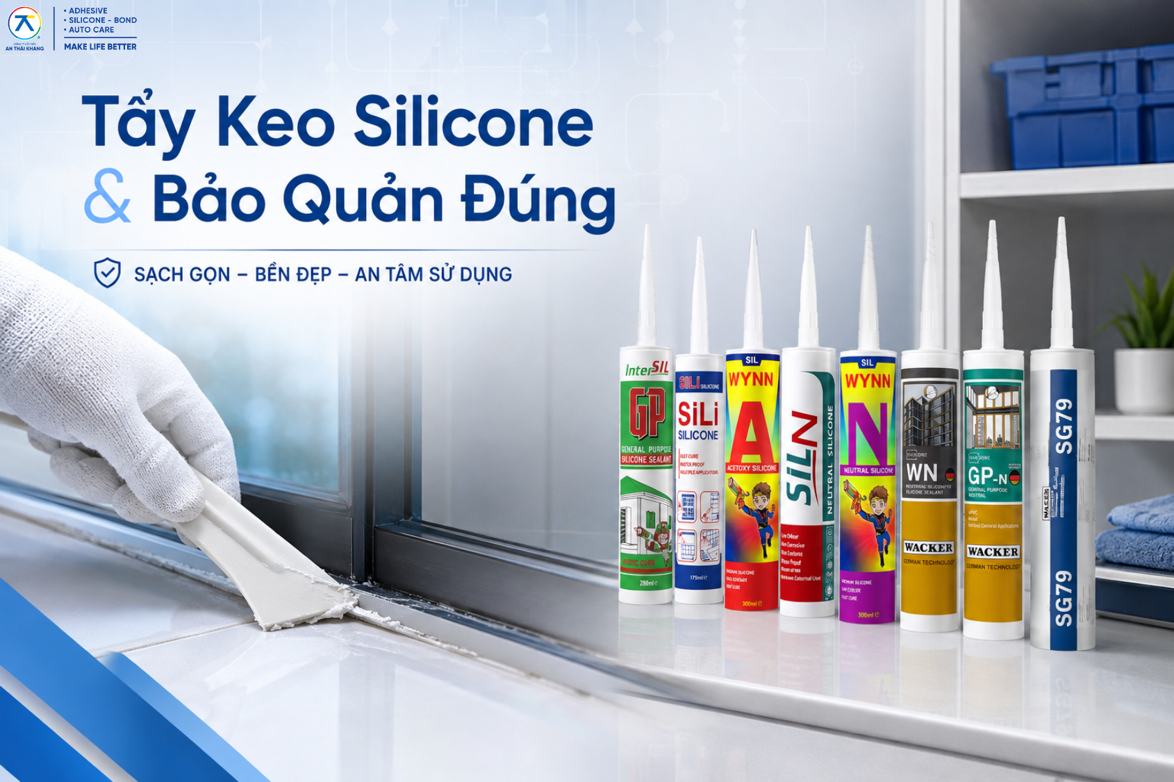 Cách Tẩy Keo Silicone Thừa Và Bảo Quản Đúng